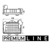 Mahle Original Ölkühler, Motoröl CLC 34 000P – passend für Mercedes-Benz
