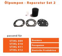 ✅ Ölpumpe REPARATUR-SET-2 Membran STIHL 009 010 011 012 Motorsäge Ersatzteile
