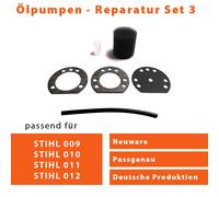 ✅ Ölpumpe REPARATUR-SET-3 Membran STIHL 009 010 011 012 Motorsäge Ersatzteile