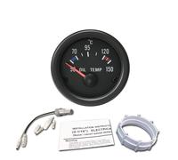 Öltemperatur-Anzeige 12V Retro-Look schwarz 52mm Rundinstrument