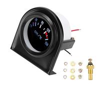 Öltemperatur Messgerät Kit, öltemperaturanzeige autoöltempa 2 Zoll 52mm digital motorrad LED Licht Aus Zeiger Ersatzautometer Wasser und Öltemperatur Druckmessgerät Kit 50-150 ℃