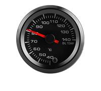 Öltemperaturanzeige auto motorrad digital, 2in 12V Öltemperaturanzeige 40-140℃ Display 7 Farben Hintergrundbeleuchtung mit Sensor Universal für Auto