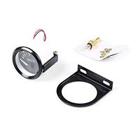 Öltemperaturanzeige Universal 52 mm 2 Zoll Aluminium 50 150 ℃ Hochempfindliches Öltemperaturmessgerät mit Sensor für Auto-Automodifikation Schwarzes Gehäuse Weißes Licht