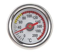 Öltemperaturmesser, M20 X 1,5 Motoröltemperaturanzeige 0 Bis 200 ℃ Einfache Installation Robustes Metall Motorrad-Öltemperaturanzeige