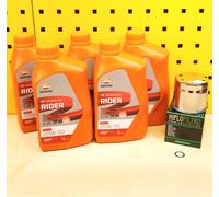 Ölwechsel Service Set Ölfilter Chrom Öl Repsol 20w50 für Suzuki VS 1400 Intruder