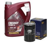 Ölwechsel Set 5L 5W30 + Ölfilter für Ford Escort 5 1.6-1.8 VW Transporter 3