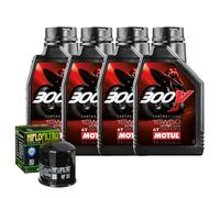 Ölwechselkit Motul 300V 15W50 Für Kawasaki VN750 A2-A7 Vulcan 1986-1991