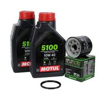 Ölwechselset Ölfilter Motul 5100 10w40 Für: Honda CBR 900RR Fireblade SC44 SC50