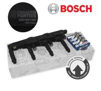 OEM ZÜNDSPULE + BOSCH ZÜNDKERZEN FÜR MERCEDES A-KLASSE W168 A140 A160 A190 VANEO