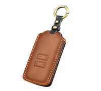 OFF WE GO Schlüsselhülle Cover Leder Autoschlüssel Hülle für Renault Clio Dacia Duster Espace 5 Talisman Megane Grand Scenic Kadjar Damen Männer Schlüssel Cover mit Schlüsselanhänger, Braun