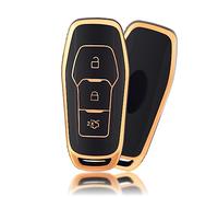 OFFCURVE Schlüsselhülle Autoschlüssel Hülle, Schlüsselcover Schlüsselgehäuse Schlüssel Schutzhülle Passt für Ford Focus Mondeo Mustang Fiesta Ecosport Kuga Galaxy Explorer Ranger Escort ST S-Max MK3