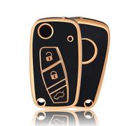 OFFCURVE Schlüsselhülle Autoschlüssel Hülle, Schlüsselcover Schlüsselgehäuse Schutzhülle für FIAT Grande Punto Evo Panda Bravo Ducato Lancia Ypsilon Lybra Delta Musa Peugeot Boxer Citroen Relay Nemo