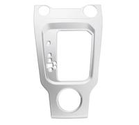 OGJFD Auto Dekorative Streifen ABS Chrom Auto Schaltknauf Panel Dekoration Abdeckung Aufkleber Trim für VW für Troc für T-ROC 2018-2023 Zubehör(with Hole Sliver)
