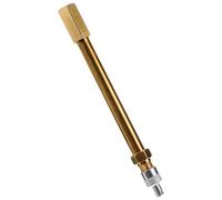 OHPHCALL Messing Ventilverlängerung 100mm Reifenventil Zubehör mit Praktischer Kappe für Einfache Befüllung an Unicycles und Autoreifen