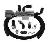 Oil Catch Can Reservoir Breather Filter Schlauch Fittings Kit für Honda Civic