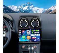 OiLiehu 4+64G 8 Kern Qualcomm Snapdragon Android 15 CarPlay Android Auto Radio für Nissan Qashqai J10 2006-2013 Autoradio Mit Bildschirm 9" mit Bluetooth GPS FM RDS WiFi SWC DSP/EQ Rückfahrkamera