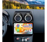 OiLiehu 4G+128G Android Autoradio für Nissan Qashqai J10 2006-2013 Doppel Din CarPlay Android Auto Autoradio Mit Bildschirm 9" mit Bluetooth FM RDS GPS WiFi SWC EQ Rückfahrkamera