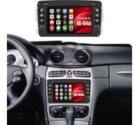 OiLiehu 4G+64G Android 15 CarPlay Android Auto für Mercedes Benz C CLK G Klasse W203 W209 W463 Viano Vito W639, 7 Zoll Autoradio mit Bildschirm mit Bluetooth GPS FM RDS WiFi SWC EQ USB Rückfahrkamera