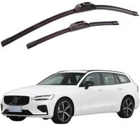 OKNGHPLIU Auto Scheibenwischer für Volvo V60 2019-2024, Wischerblätter Ersatzwischblätter Allwetter Reinigung Leiser Zubehör