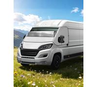 OlaVeg Windschutzscheibenabdeckung Ducato Frontscheibenabdeckung für Wohnmobil Ducato Frontscheibenabdeckung Mit Reißverschluss UV-Schutz Wasserdicht für P-eugeot Boxer C-itroen Relay X250/290