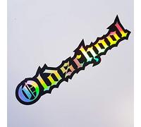 Oldschool Flip Flop Oilslick schwarz 13,5x3cm - hochwertiger Aufkleber Auto Tuning - OEM & JDM Auto Sticker - Lustige Aufkleber für Auto - Stickerbomb - Autoaufkleber - Made in Germany