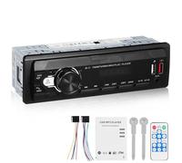 Oldtimer Autoradio Empfänger für Auto und LKW, Schwarz, 4x60w