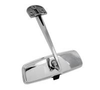 Universeller Oldtimer Innenspiegel Rückspiegel - aus verchromten Metall - 180x55 mm~