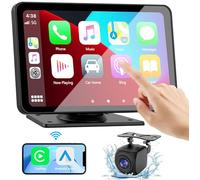 Olvy CarPlay Display - Kabellose Android Auto Box, 7-Zoll Touchscreen Auto Display, Multimedia-System, Smart Infotainment Pro, Monitor mit Rückfahrkamera