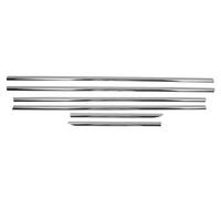 OMAC Fensterleisten Zierleisten kompatibel mit VW Golf mk7 Variant 2013-2020 Edelstahl Chrom 6X