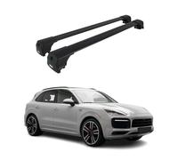 OMAC Aluminium Dachträger Querträger für Skoda Kodiaq I 2016-2024 - City Crash - ISO/PAS 11154:2006 - Abschließbar - Max. 75 kg - 2 Stangen Schwarz