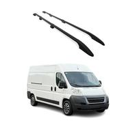OMAC Dachreling für FIAT Ducato III 2006-2026 L3 H2 2X Alu Schwarz | Relingträger, fahrzeugspezifisch