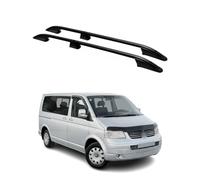 Dachreling Alu Schwarz für VW T5 Transporter V 2003-2015 Kurzer Radstand TÜV ABE