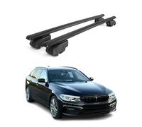 OMAC Dachträger für BMW 5er Touring G31 2017-23 Aluminium 2 Stangen Schwarz