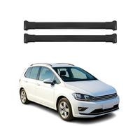 OMAC Dachträger für VW Golf Sportsvan mk7 2012-2019 Alu 2 Stangen Schwarz