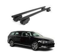 OMAC Dachträger für VW Passat B8 Variant 2014-2019 Pre-FL Alu 2X Schwarz