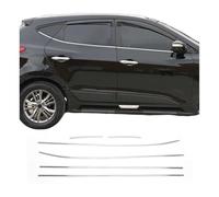 OMAC Fensterleisten Zierleisten kompatibel mit Hyundai ix35 2010-2015 Edelstahl Chrom 6tlg