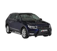 OMAC Frontbügel Frontschutzbügel kompatibel mit VW Tiguan mk2 2016-2024 ø76 Stahl Schwarz