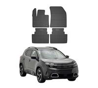 OMAC Gummi Fußmatten für Citroen C5 Aircross 2018-2025 Automatten Schwarz 4x