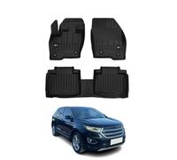 OMAC Gummi Fußmatten für Ford Edge 2014-2024 Premium TPE 3D Automatten 4tlg