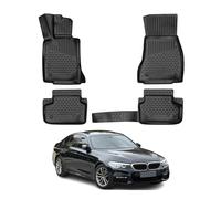 OMAC Gummimatten Fußmatten für BMW 5er Limo Touring G30 G31 2017-2024 TPE Matter