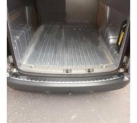 OMAC Ladekantenschutz für VW Caddy 2003-2015 Pre-FL Edelstahl Chrom | Stoßstangenschutz, fahrzeugspezifische Passform