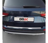 OMAC Ladekantenschutz Stoßstangenschutz für Cupra/Seat Ateca 2016-2026 - Edelstahl gebürstet