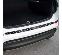 OMAC Ladekantenschutz Stoßstangenschutz für Hyundai Tucson III 2016-2018 Pre-FL - Edelstahl Carbon foliert