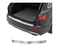 OMAC Ladekantenschutz Stoßstangenschutz kompatibel mit Audi Q7 4M 2015-2025 Chrom Gebürstet