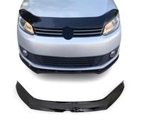 OMAC Motorhaube Deflektor Insekten Steinschlagschutz kompatibel mit VW Caddy 2010-2015 Dunkel