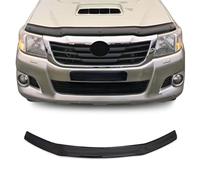 OMAC Motorhaube Deflektor Steinschlagschutz kompatibel mit Toyota Hilux VII 2011-2015 Schwarz