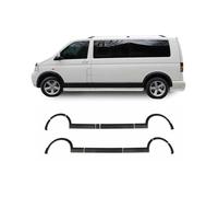 OMAC Radlaufschutz Kotflügel für VW T5 2003-2015 L1 Kurzer RS ABS 11-TLG | Kotflügel-Schutzleisten, ABS, Schwarz, 11-teilig, L1 Kurzer RS, fahrzeugspezifisch, passgenau