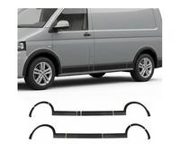 OMAC Radlaufschutz Kotflügel für VW T5 2003-2015 L2 Langer Radstand 11-TLG | Kotflügel-Schutzleisten, ABS, Schwarz, 11-teilig, L2 Langer Radstand, fahrzeugspezifisch, passgenau