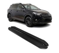 OMAC Seitenschweller Trittbretter kompatibel mit Toyota RAV4 Hybrid 2019-2025 Schwarz 2 TLG