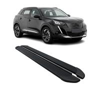 OMAC Seitenschweller Trittbretter Schweller kompatibel mit Peugeot 2008 2019-2026 Alu Schwarz